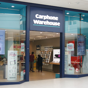 Image of Carphone Warehouse storefront